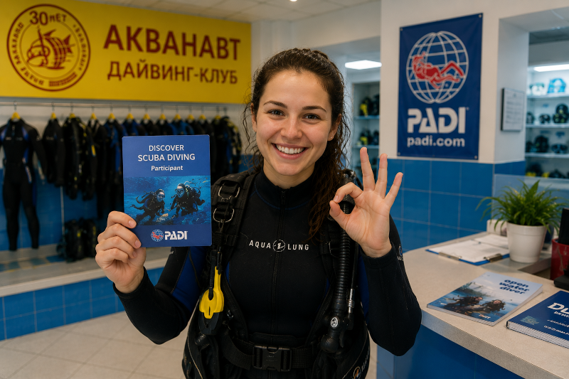 Discover Scuba diver