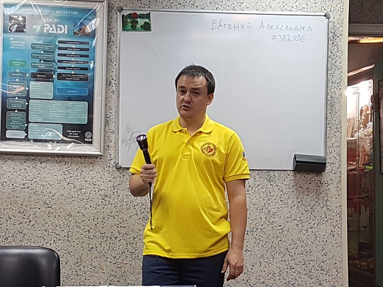 PADI инструктор. Июнь 2019
