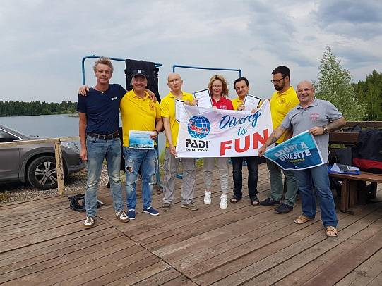 PADI инструктор. Июнь 2019