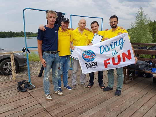PADI инструктор. Июнь 2019