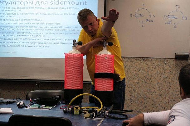 Курс Side Mount Diver. Июнь 2017
